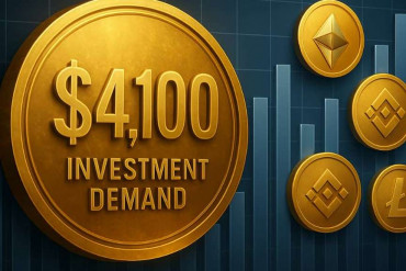 طلا نزدیک مقاومت ۴۱۰۰ دلار